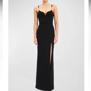 REBECCA VALLANCE
Piero Chain-Strap Column Maxi Dress